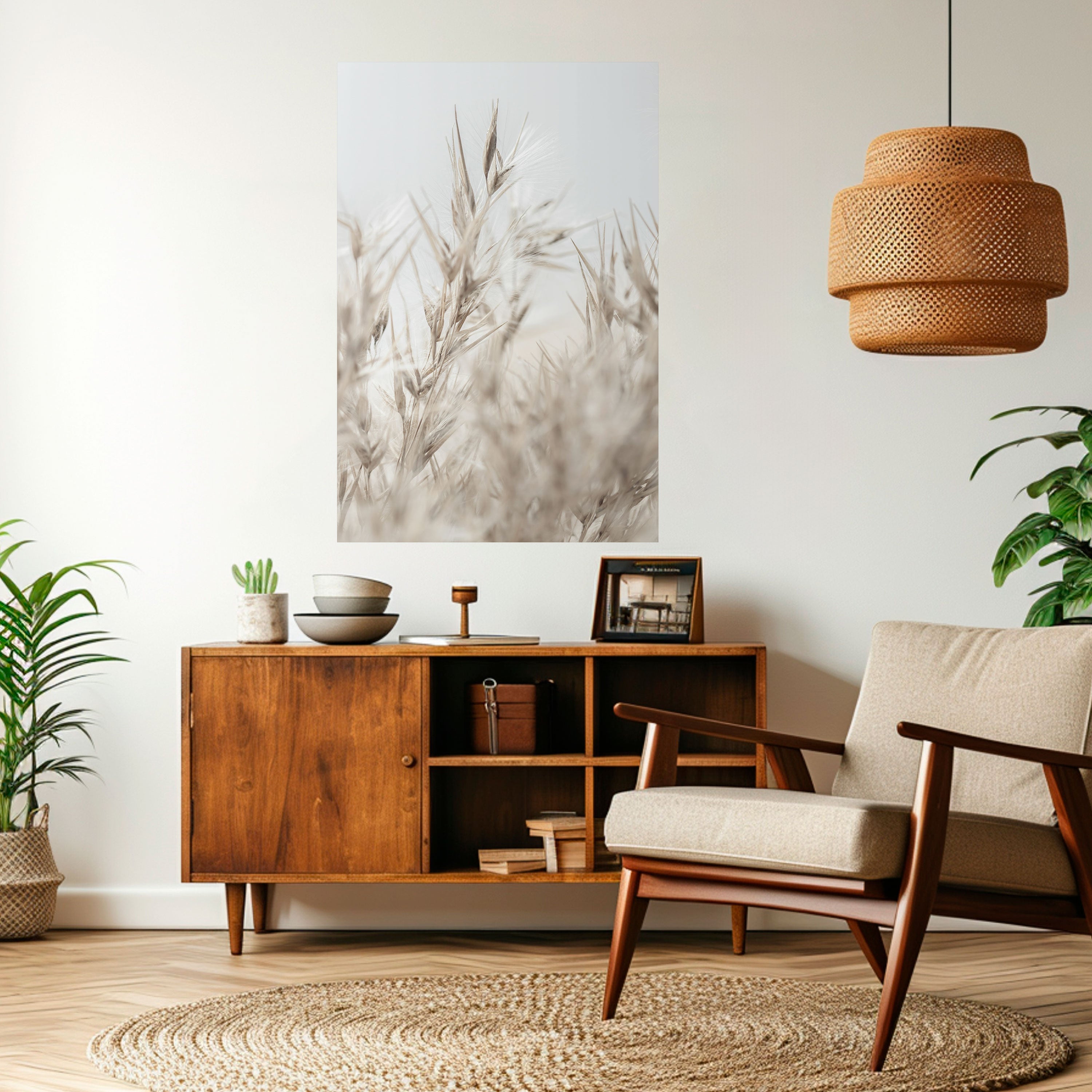 TRANQUIL GRASSES Vertikales Poster zum Abziehen und Aufkleben