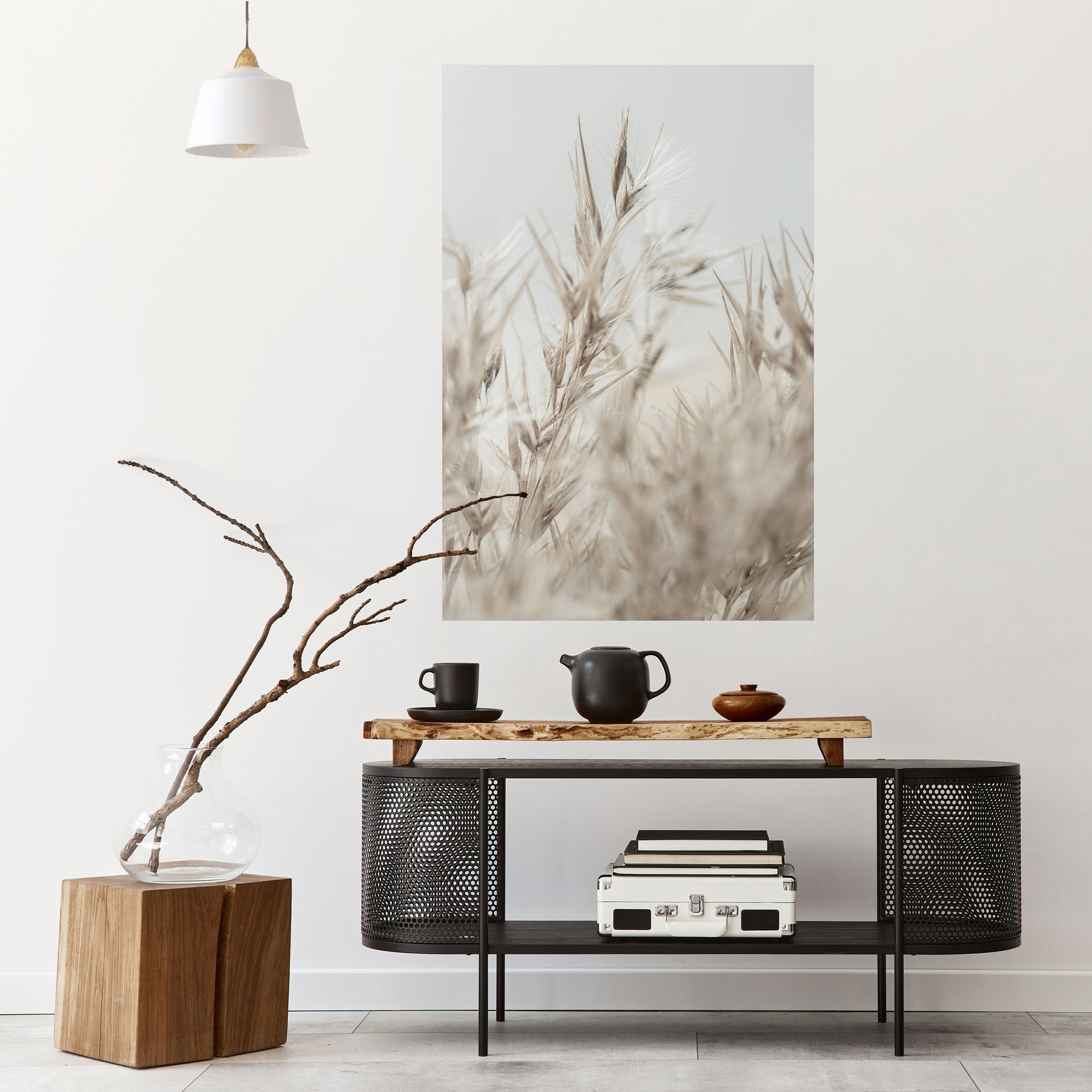 TRANQUIL GRASSES Vertikales Poster zum Abziehen und Aufkleben