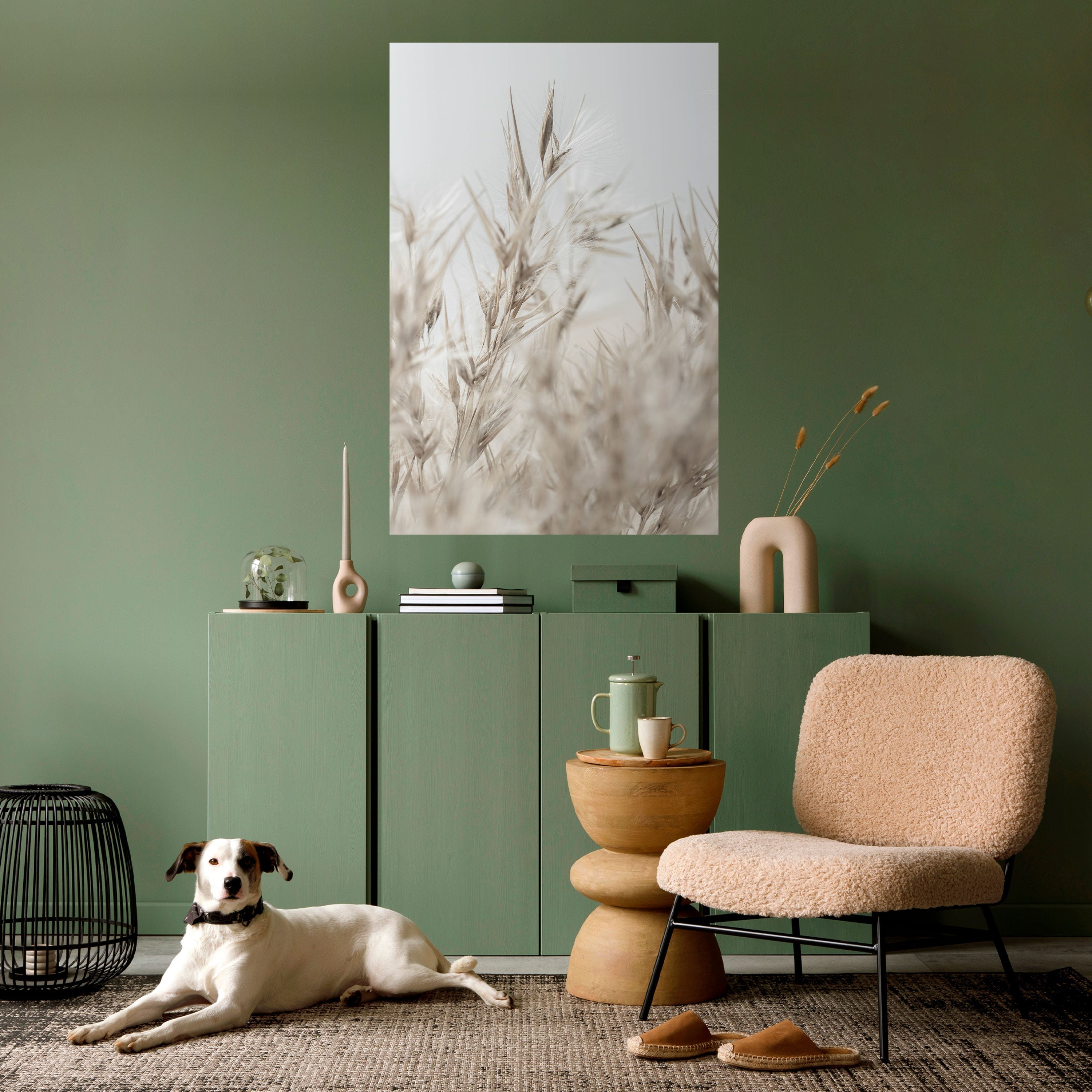 TRANQUIL GRASSES Vertikales Poster zum Abziehen und Aufkleben