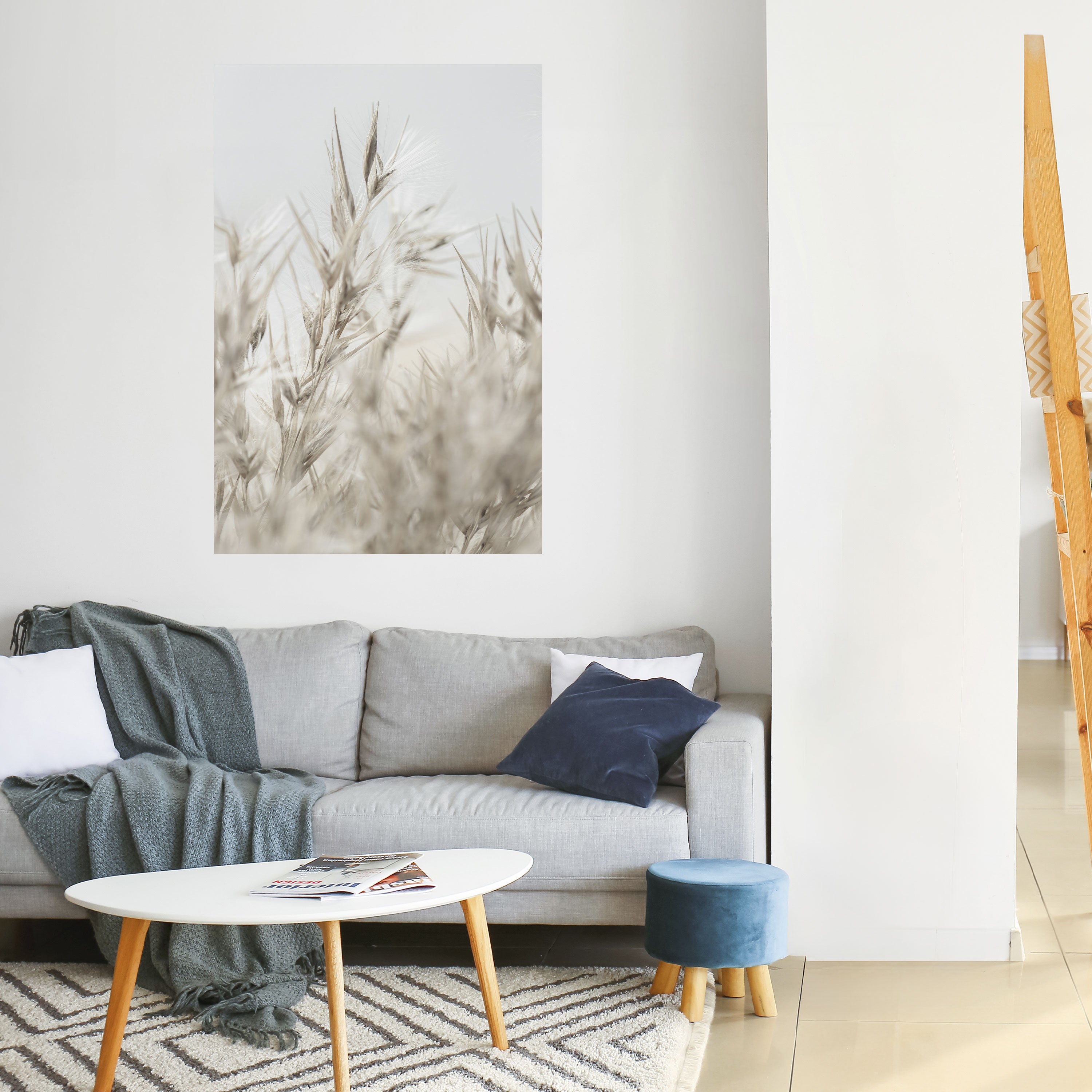 TRANQUIL GRASSES Vertikales Poster zum Abziehen und Aufkleben