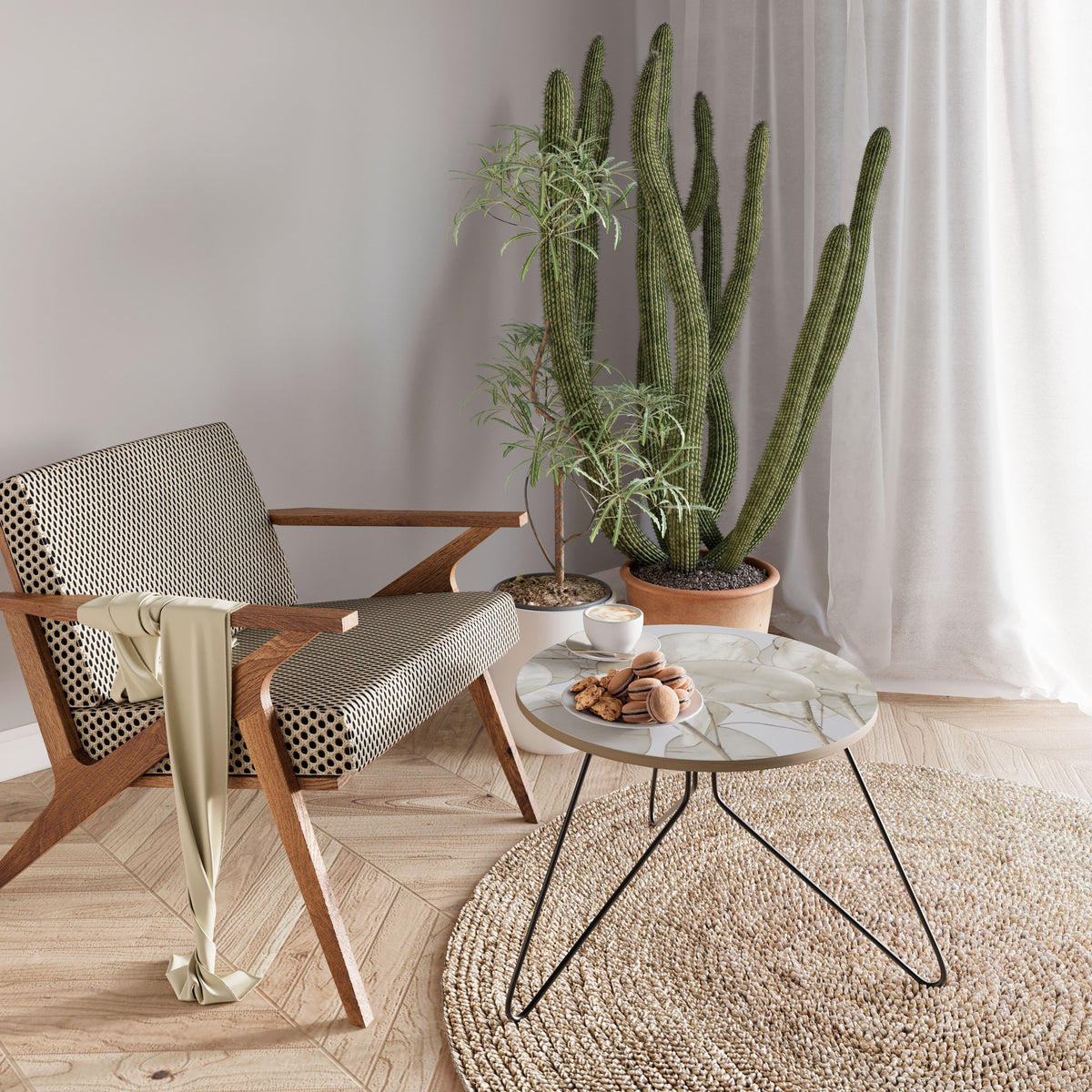 SILKY FOLIAGE WHISPERS Couchtisch