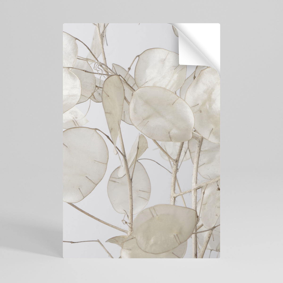 SILKY FOLIAGE WHISPERS Peel and Stick Vertical Poster