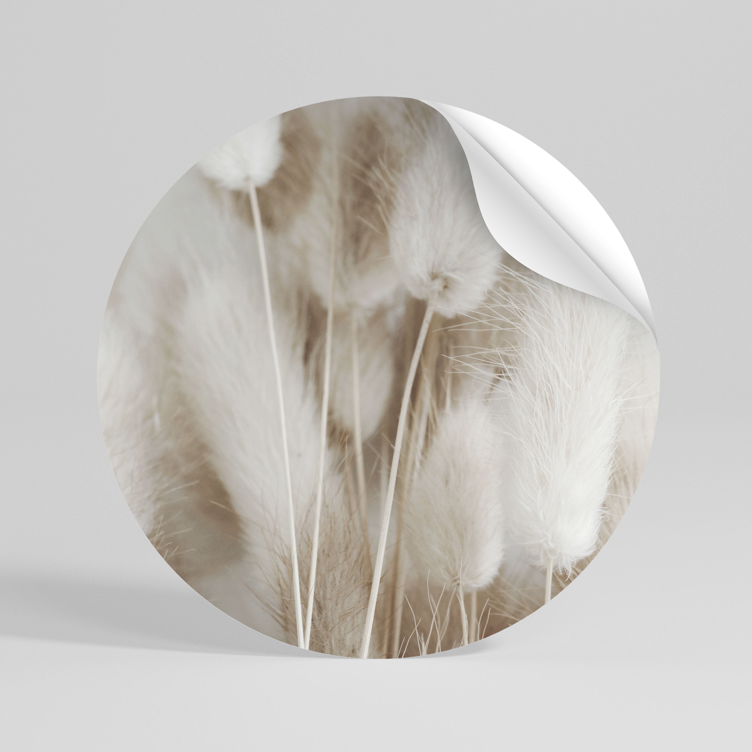 SOFTNESS IN FOCUS Runder Wandsticker zum Abziehen und Aufkleben