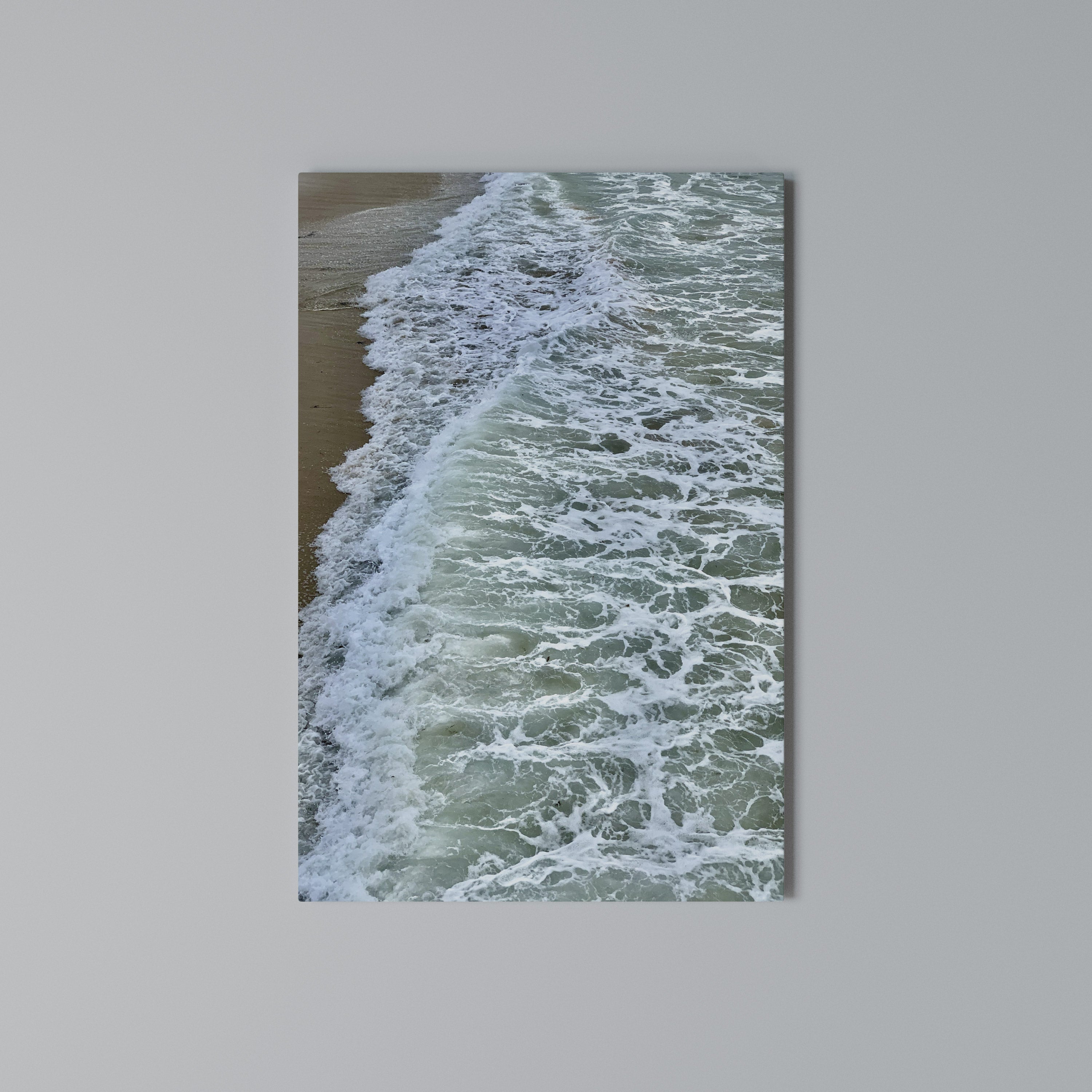 WAVES OF TIME Vertical Canvas Print