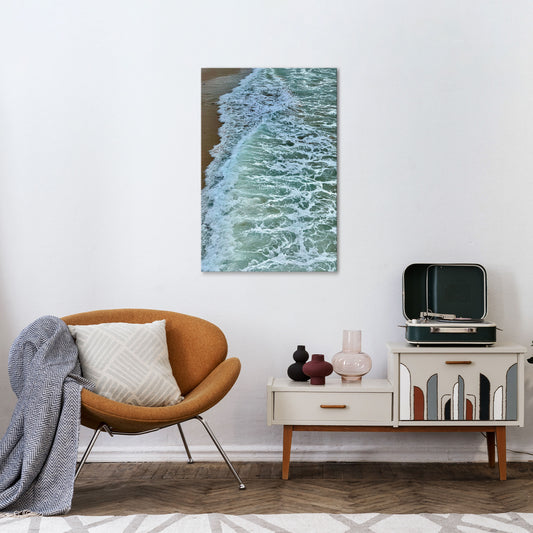 WAVES OF TIME Vertical Canvas Print