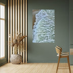 WAVES OF TIME Selbstklebendes Poster - Hochformat