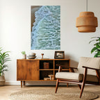 WAVES OF TIME Selbstklebendes Poster - Hochformat