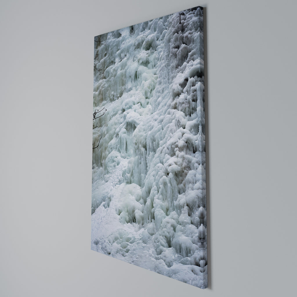 FROSTED WHISPERS Vertical Canvas Print
