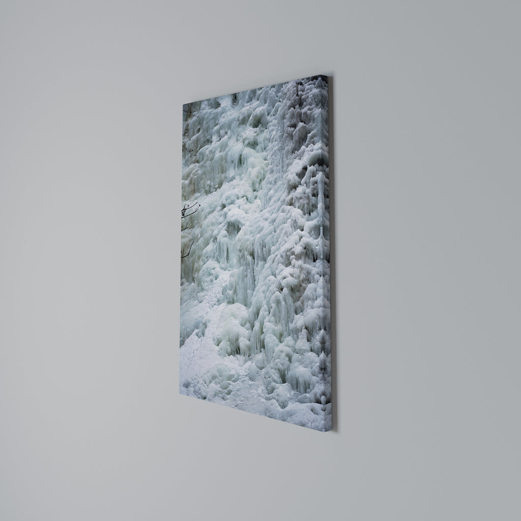 FROSTED WHISPERS Vertical Canvas Print