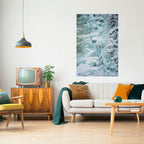 FROSTED WHISPERS Selbstklebendes Poster - Hochformat