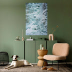 FROSTED WHISPERS Selbstklebendes Poster - Hochformat