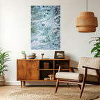 FROSTED WHISPERS Selbstklebendes Poster - Hochformat