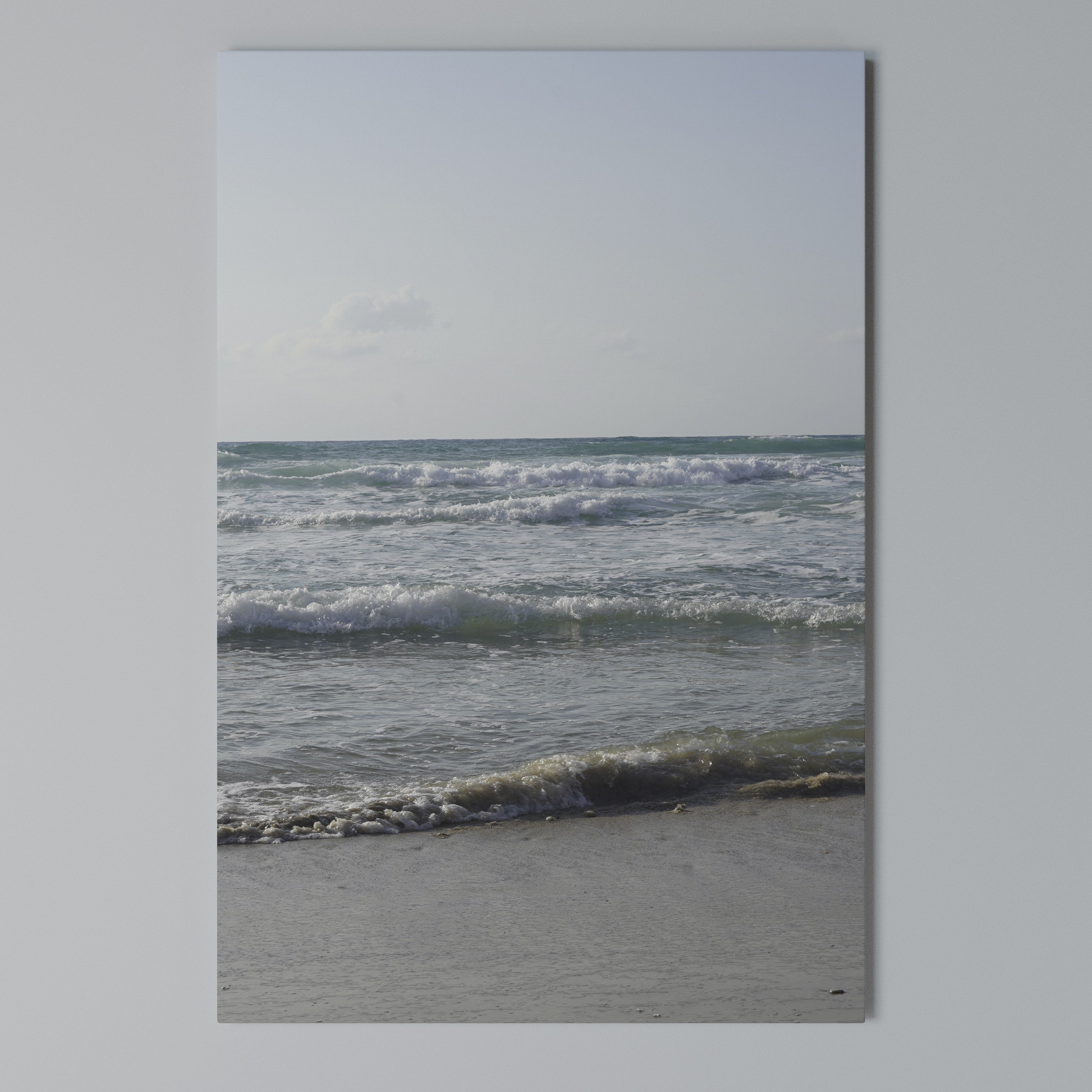 WAVES OF TRANQUILITY Vertical Canvas Print