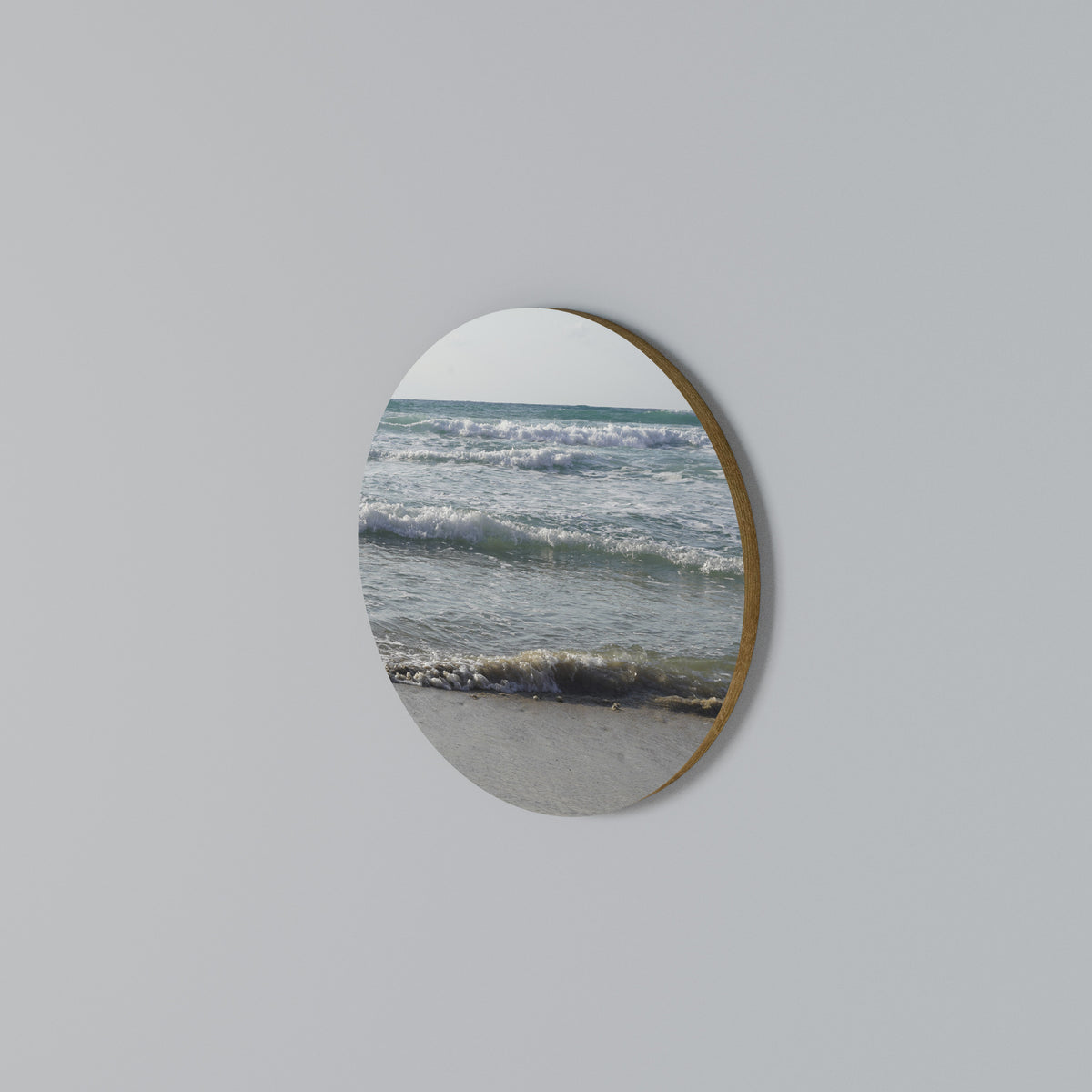 WAVES OF TRANQUILITY Rundes Wandbild