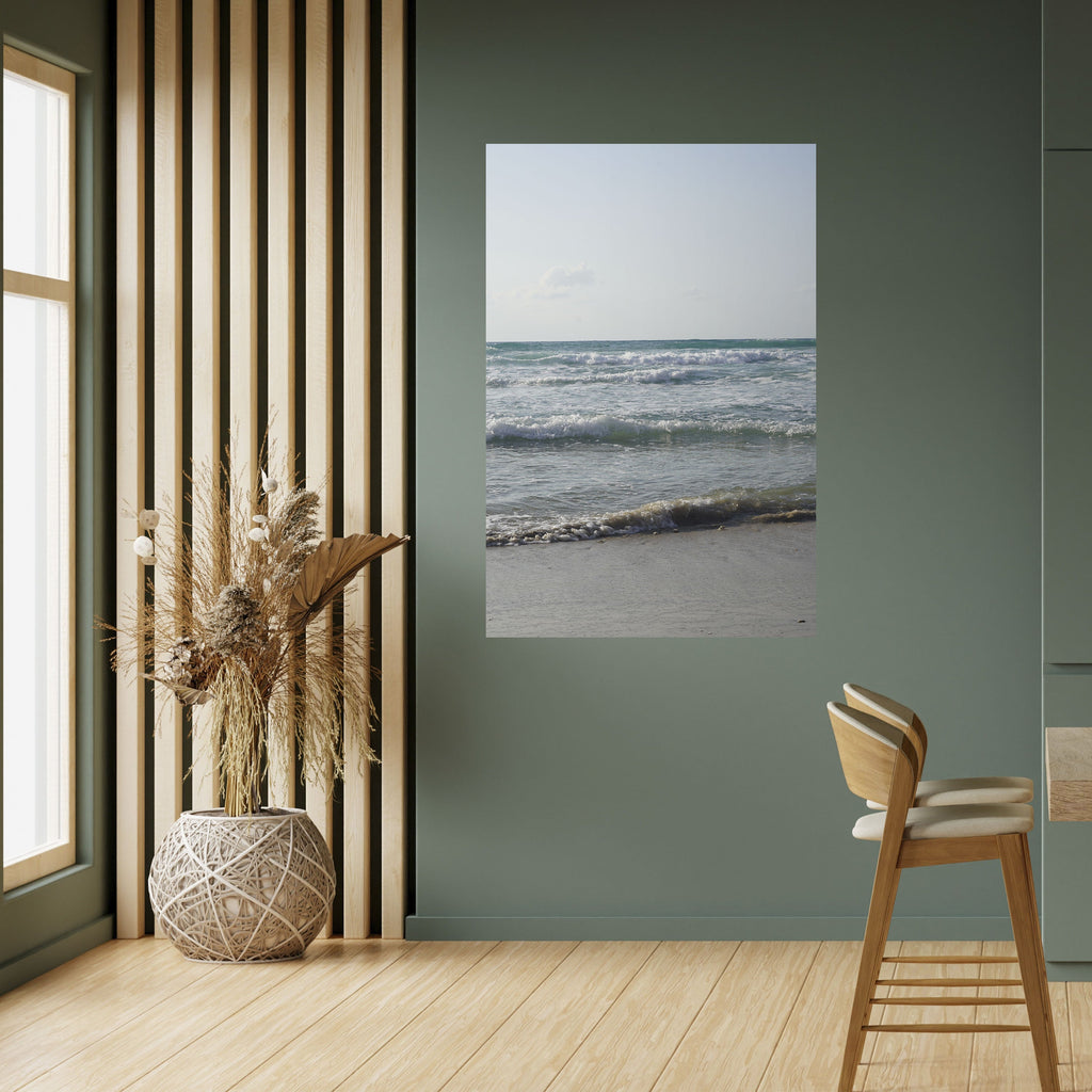 WAVES OF TRANQUILITY Vertikales Poster zum Abziehen und Aufkleben