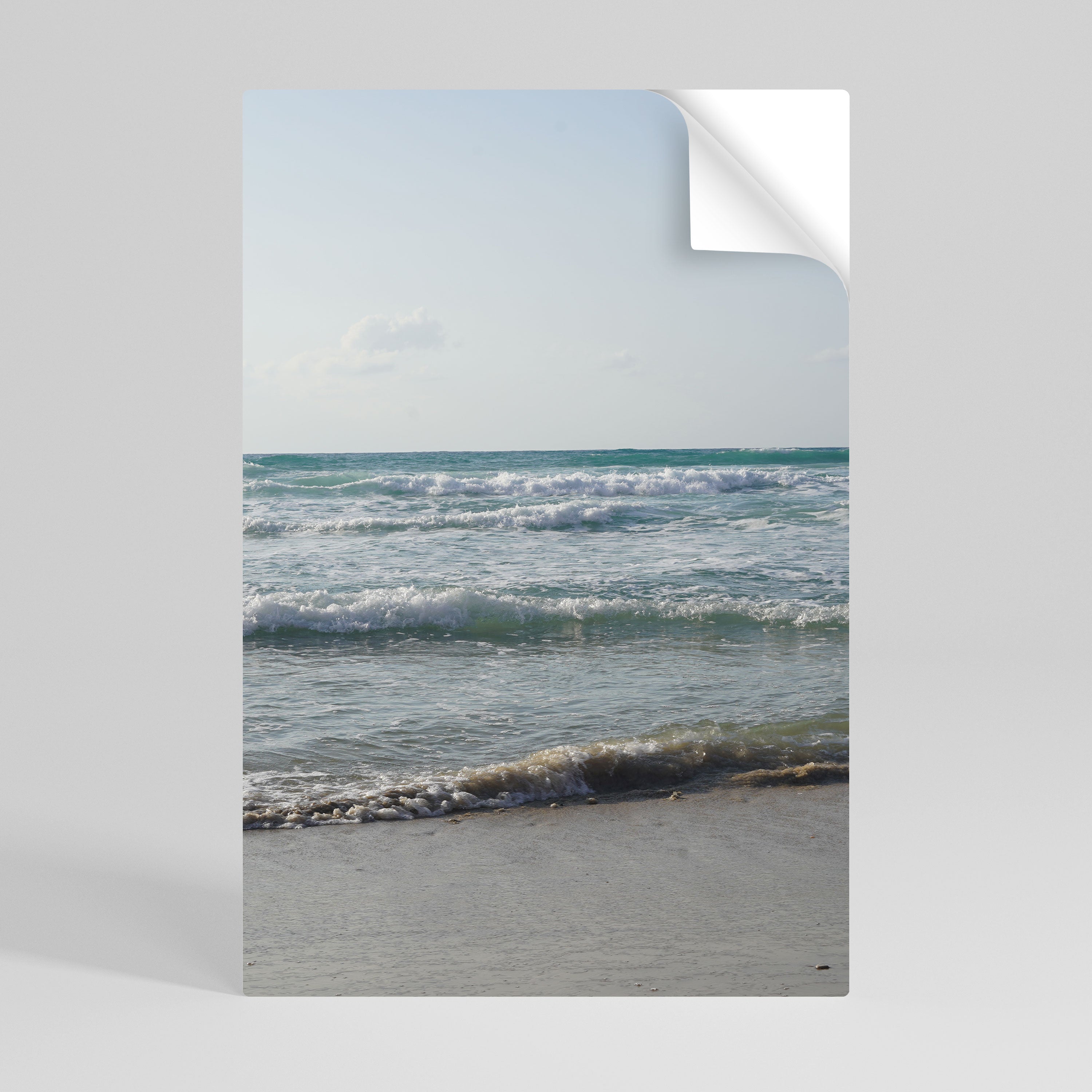 WAVES OF TRANQUILITY Vertikales Poster zum Abziehen und Aufkleben