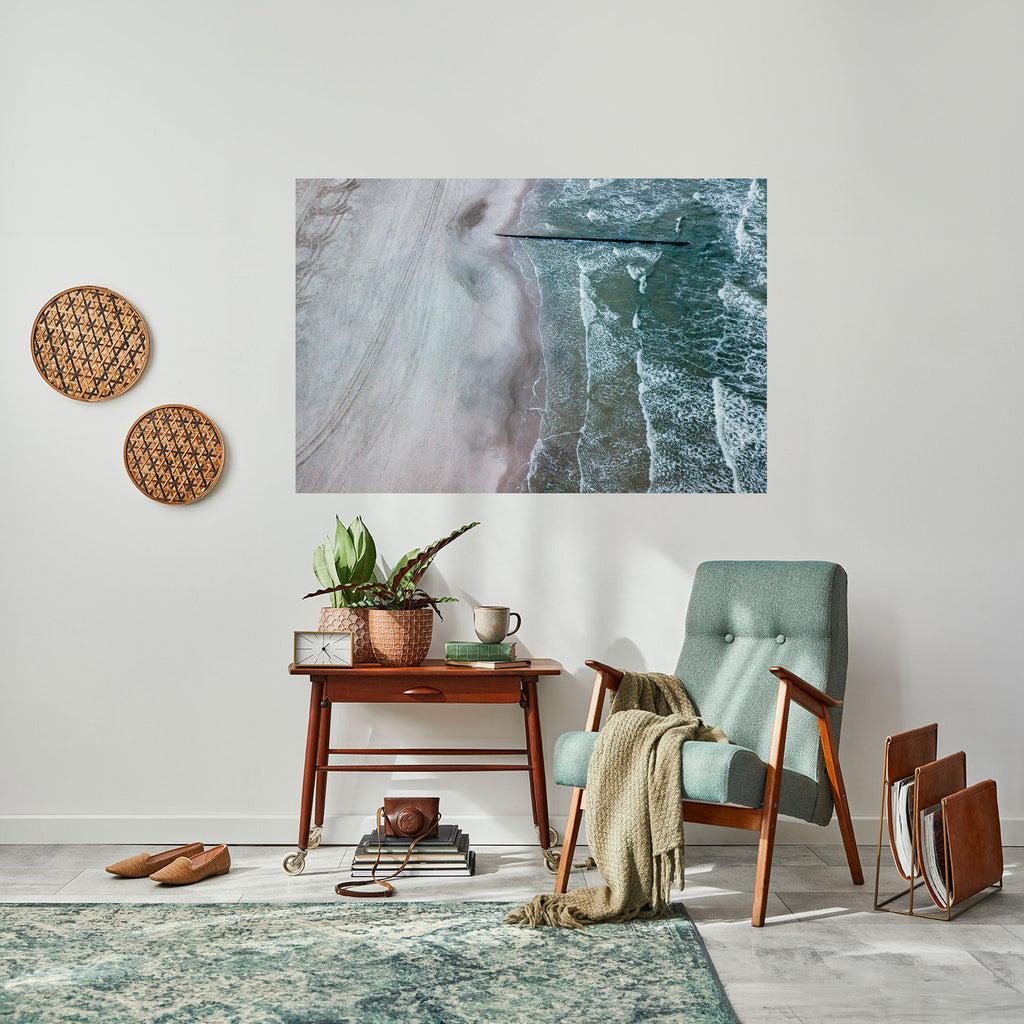 TIDE'S SILENT WHISPER Horizontales Poster zum Abziehen und Aufkleben