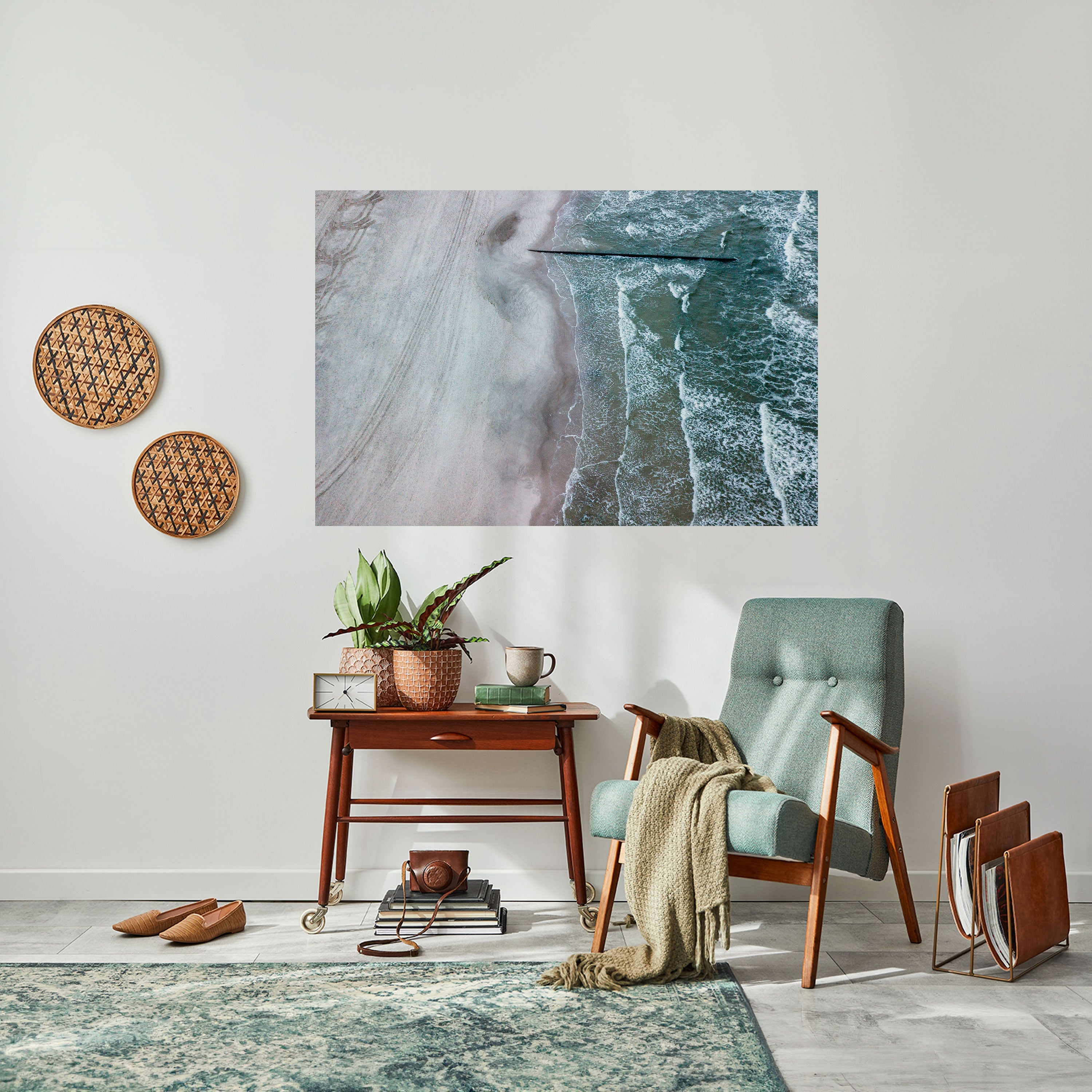 TIDE'S SILENT WHISPER Horizontales Poster zum Abziehen und Aufkleben