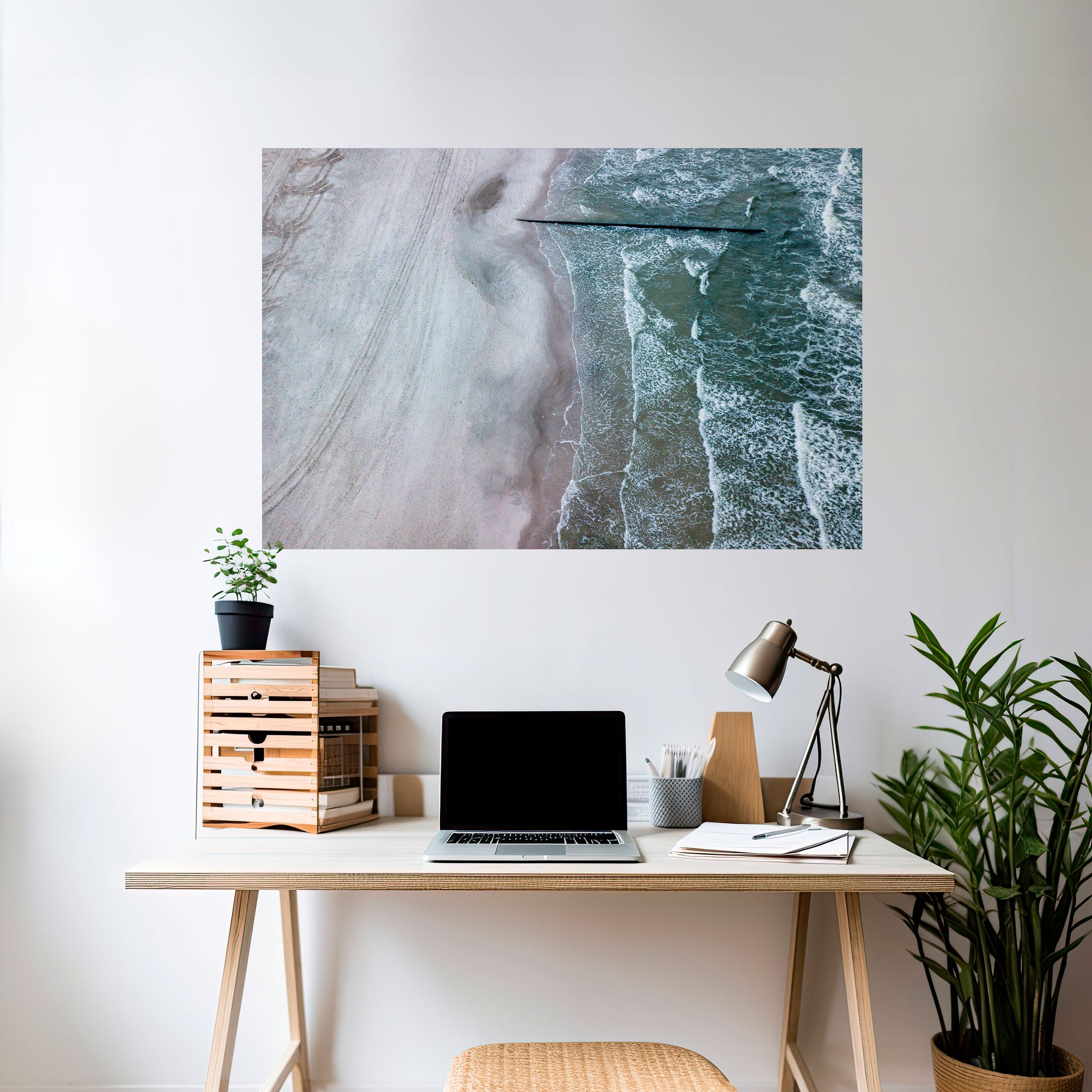 TIDE'S SILENT WHISPER Horizontales Poster zum Abziehen und Aufkleben