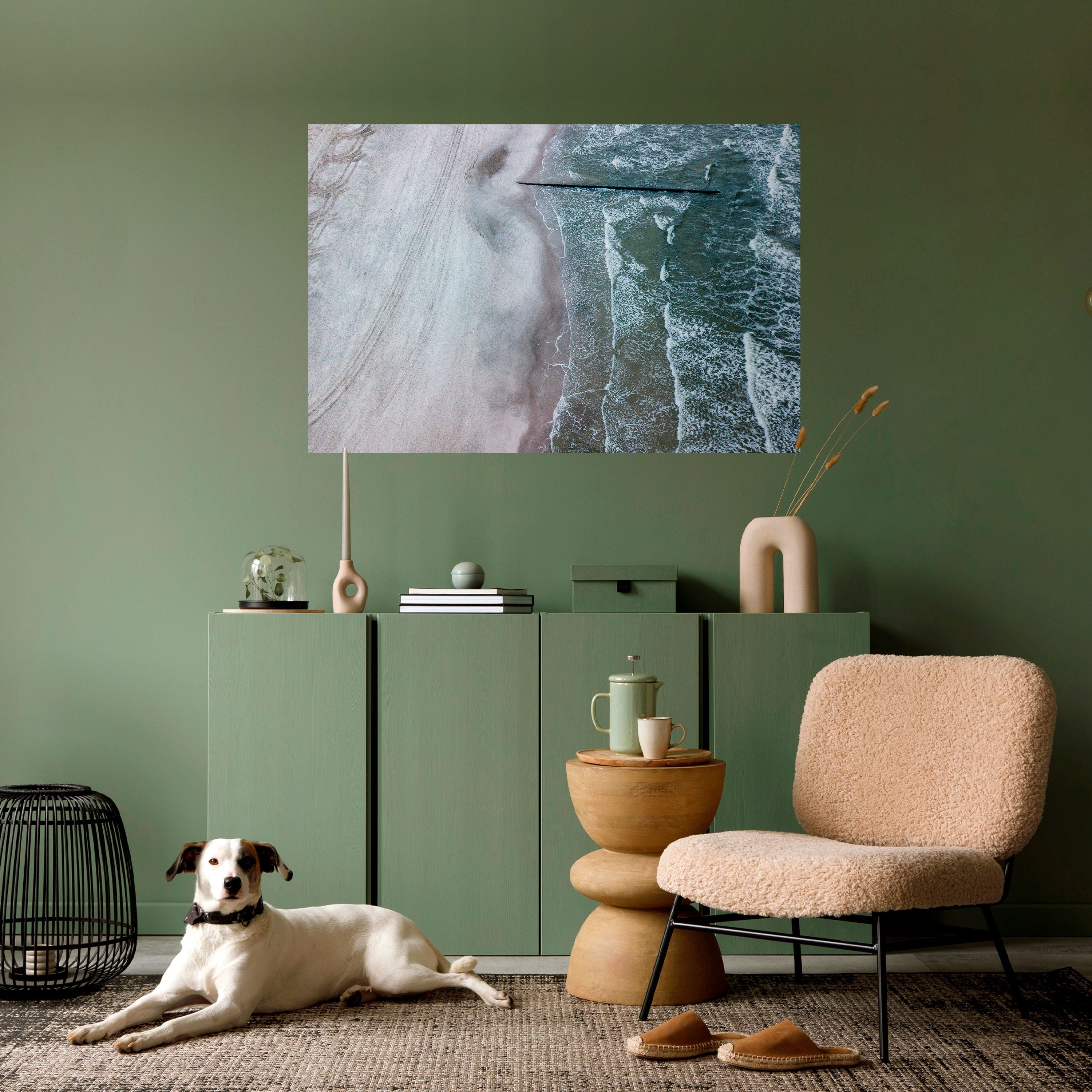 TIDE'S SILENT WHISPER Horizontales Poster zum Abziehen und Aufkleben
