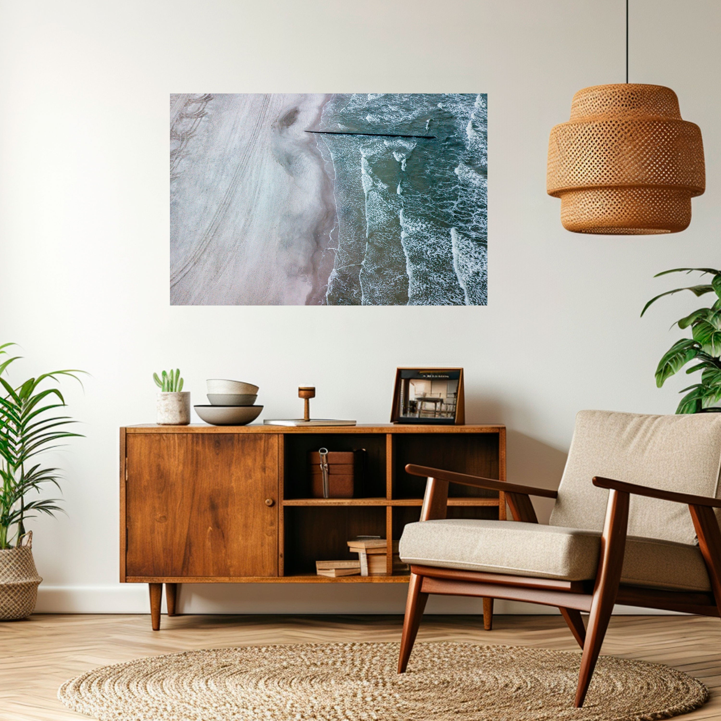 TIDE'S SILENT WHISPER Horizontales Poster zum Abziehen und Aufkleben