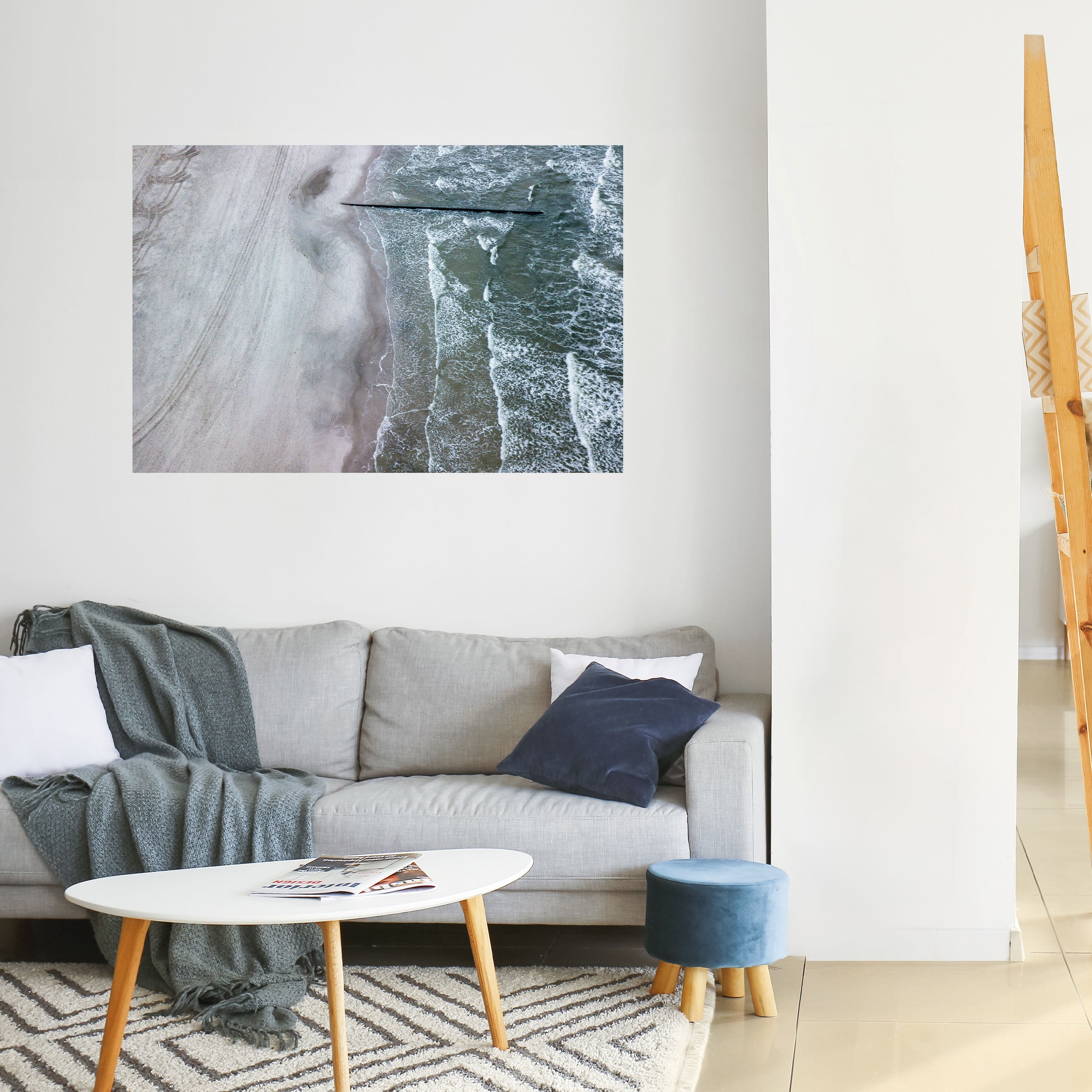 TIDE'S SILENT WHISPER Horizontales Poster zum Abziehen und Aufkleben