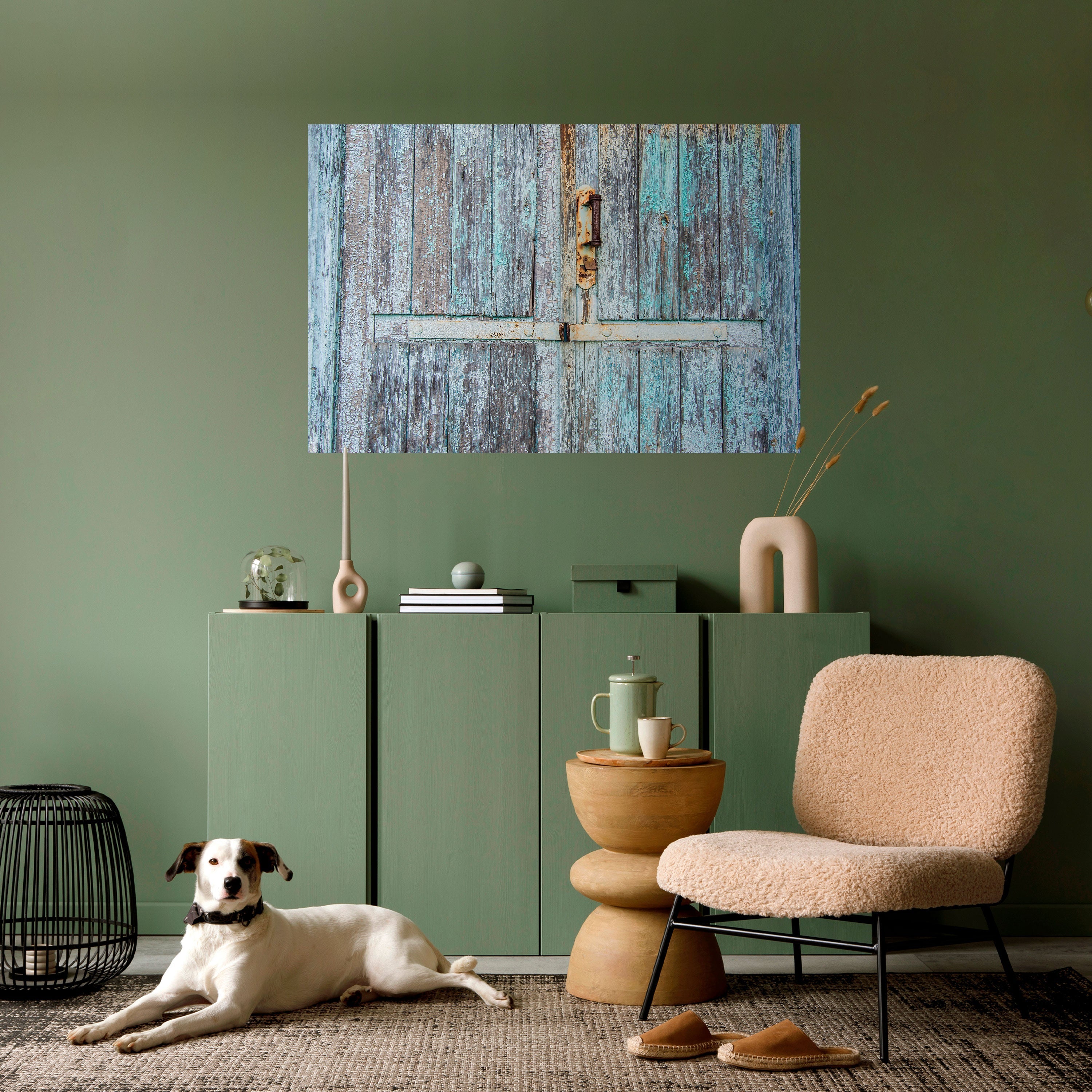 VINTAGE DOORWAY DREAMS Horizontales Poster zum Abziehen und Aufkleben