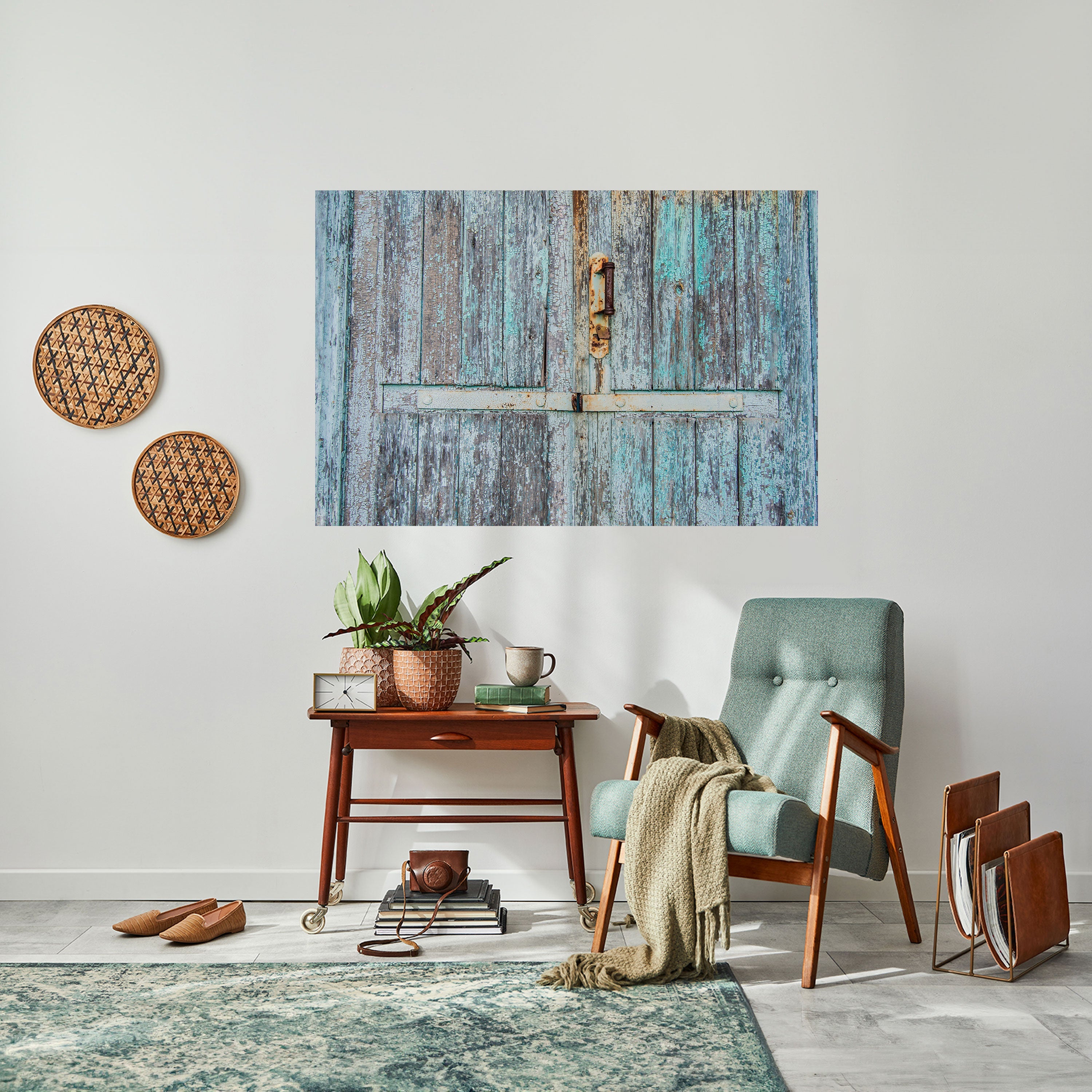 VINTAGE DOORWAY DREAMS Horizontales Poster zum Abziehen und Aufkleben