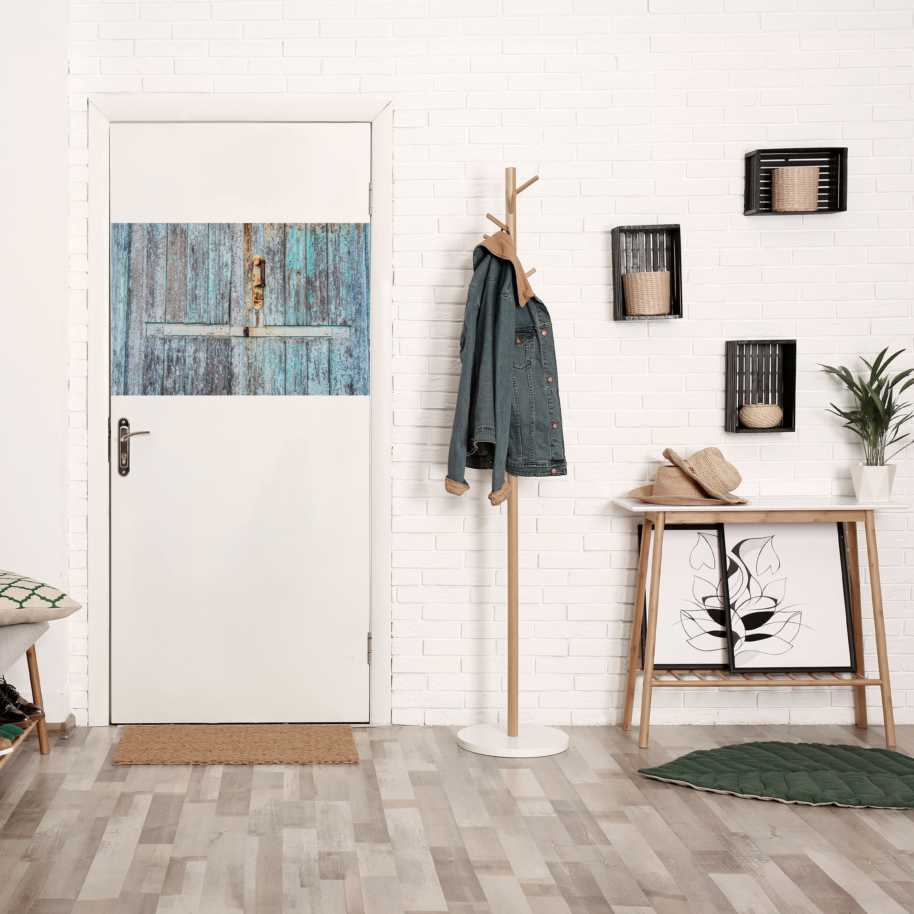 VINTAGE DOORWAY DREAMS Horizontales Poster zum Abziehen und Aufkleben