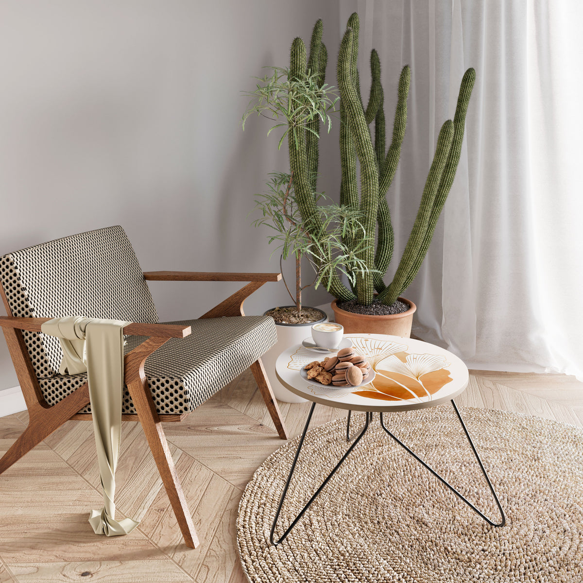 GOLDEN GINKGO DREAMS Couchtisch