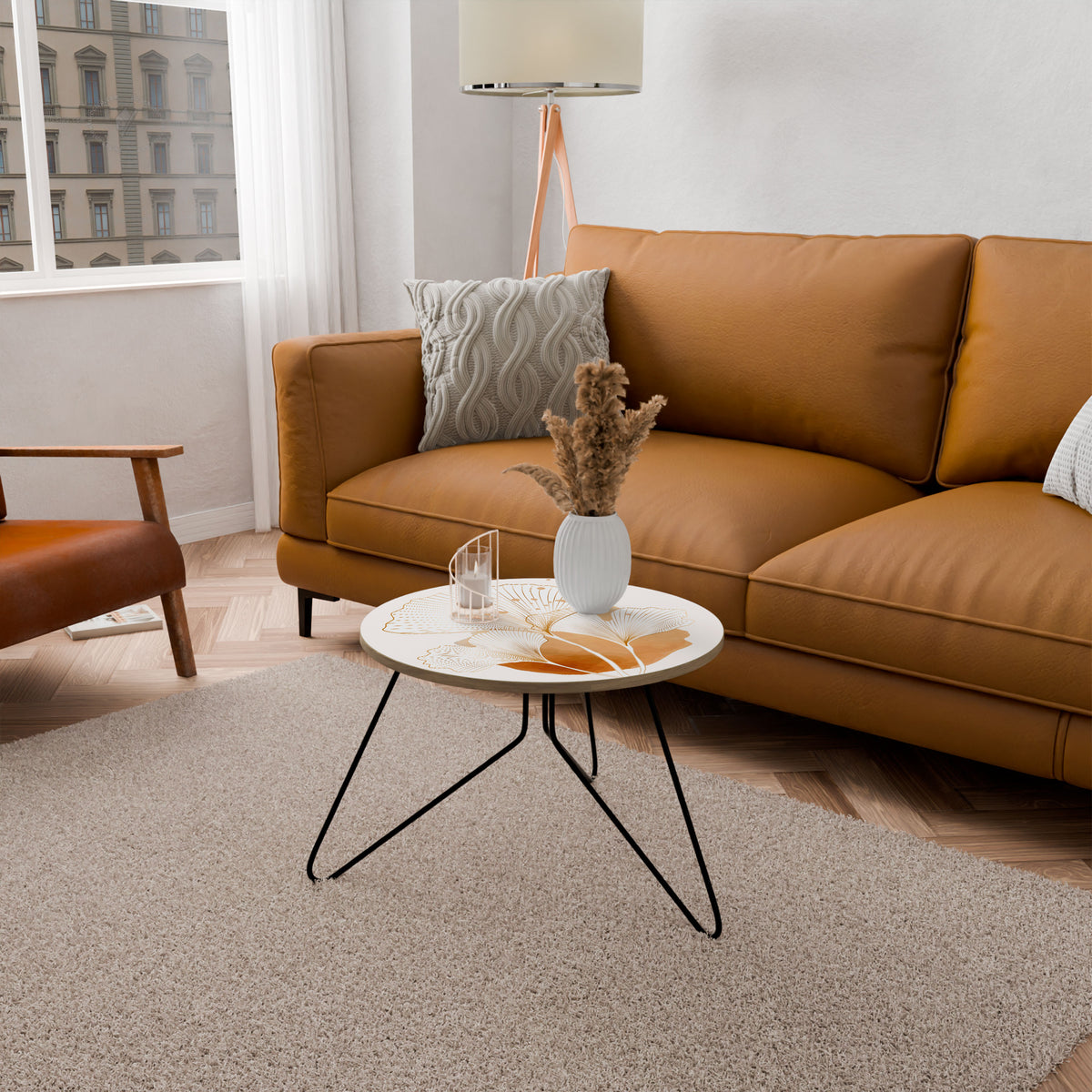 GOLDEN GINKGO DREAMS Couchtisch