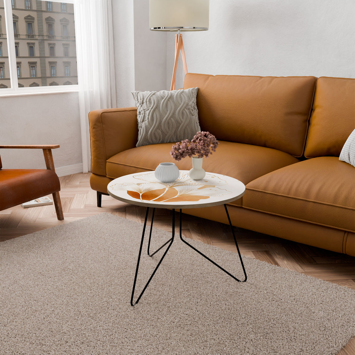 GOLDEN GINKGO DREAMS Couchtisch