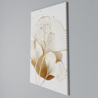 GOLDEN GINKGO DREAMS Vertical Canvas Print