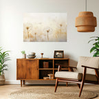 DREAMY DANDELION FIELDS Selbstklebendes Horizontal-Poster