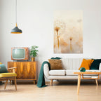 DREAMY DANDELION FIELDS Selbstklebendes Poster - Hochformat