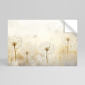 DREAMY DANDELION FIELDS Selbstklebendes Horizontal-Poster
