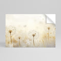 DREAMY DANDELION FIELDS Selbstklebendes Horizontal-Poster