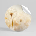 DREAMY DANDELION FIELDS Runder Wandsticker zum Abziehen und Aufkleben