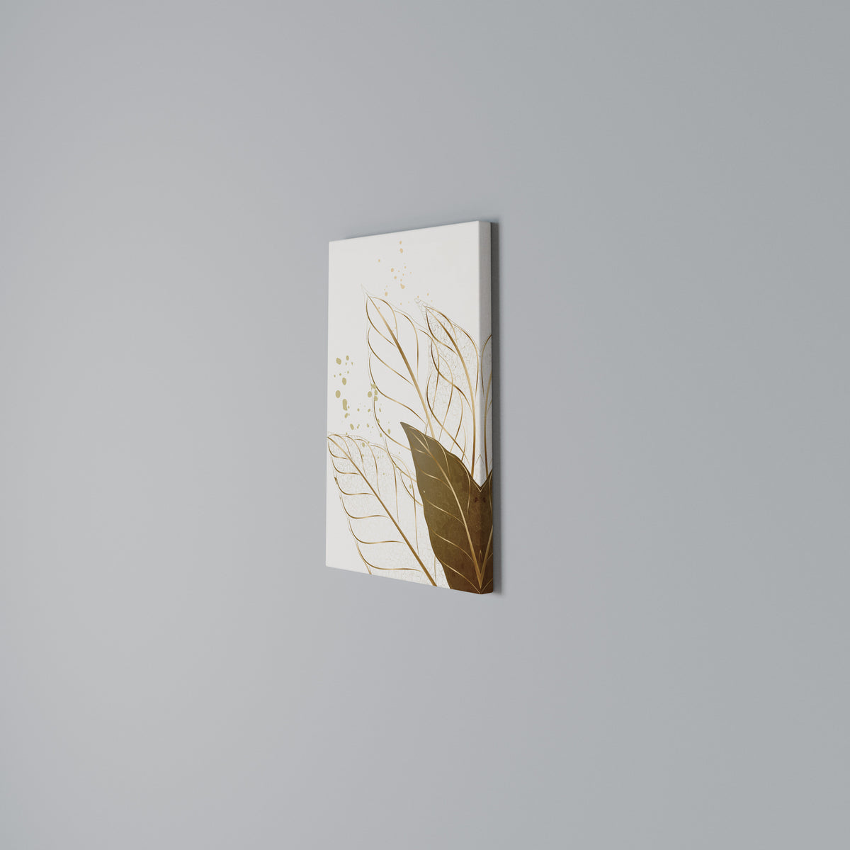 ELEGANCE IN FOLIAGE Vertical Canvas Print