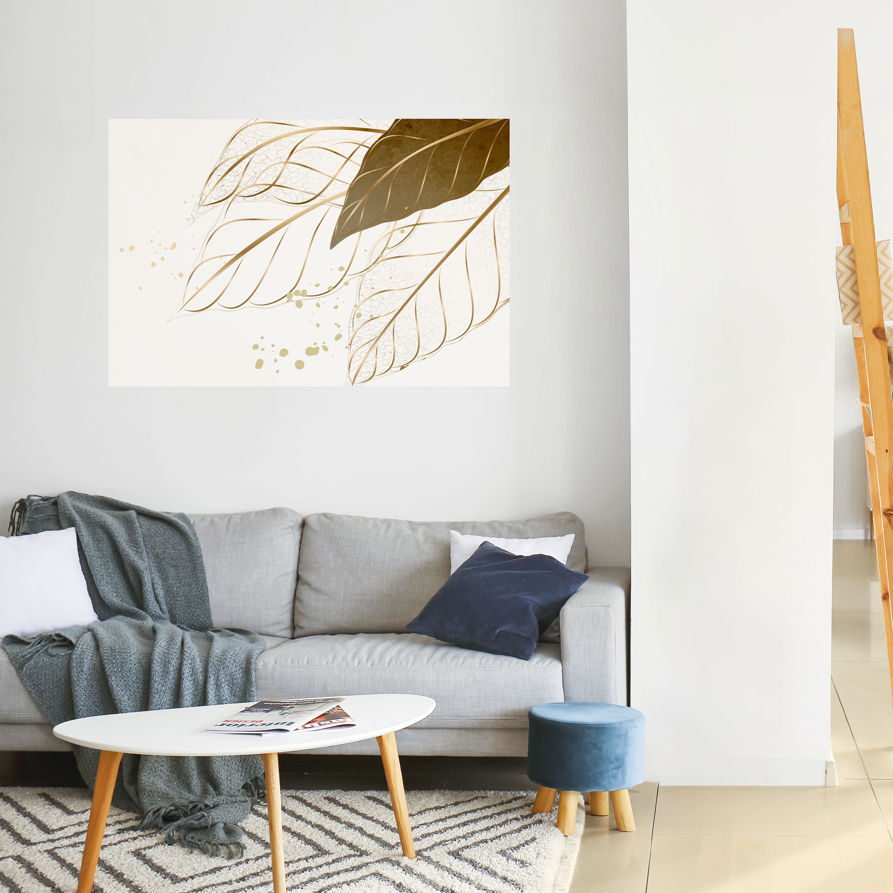 ELEGANCE IN FOLIAGE Horizontales Poster zum Abziehen und Aufkleben
