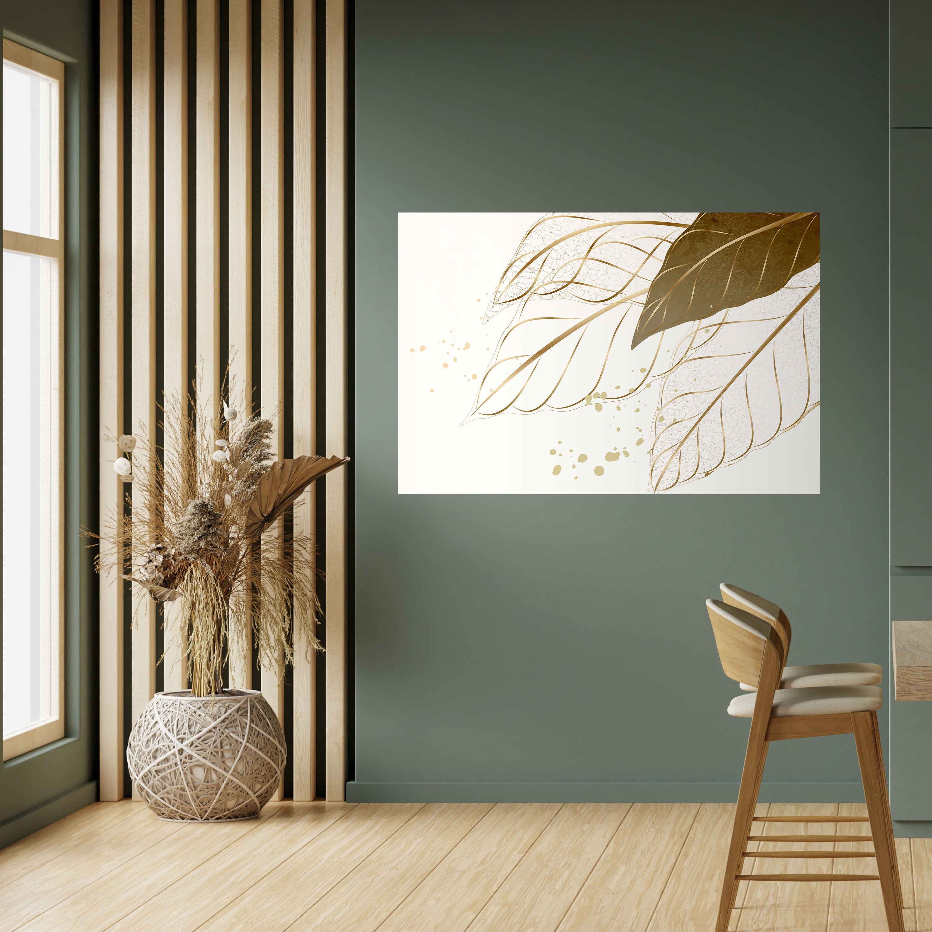 ELEGANCE IN FOLIAGE Horizontales Poster zum Abziehen und Aufkleben