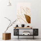 ELEGANCE IN FOLIAGE Selbstklebendes Poster - Hochformat