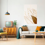 ELEGANCE IN FOLIAGE Selbstklebendes Poster - Hochformat