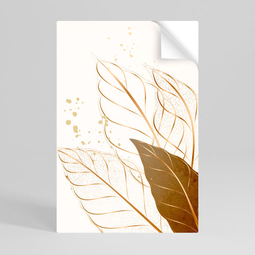 ELEGANCE IN FOLIAGE Selbstklebendes Poster - Hochformat