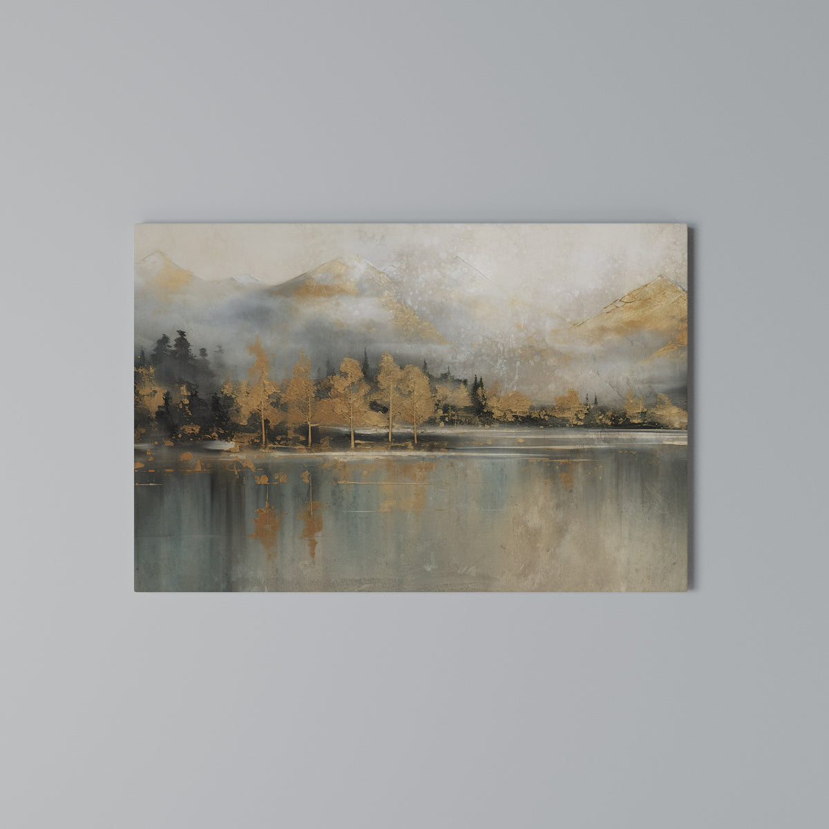 ECHOES OF GOLDEN DAWN Horizontal Canvas Print