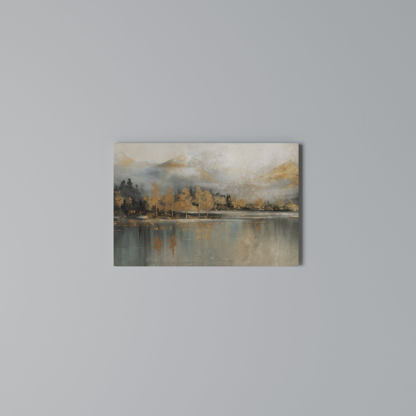 ECHOES OF GOLDEN DAWN Horizontal Canvas Print