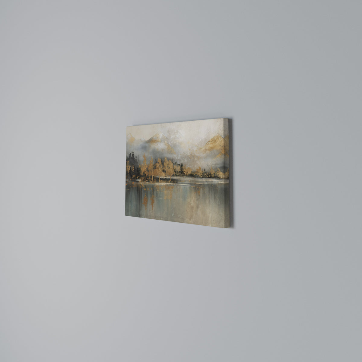 ECHOES OF GOLDEN DAWN Horizontal Canvas Print