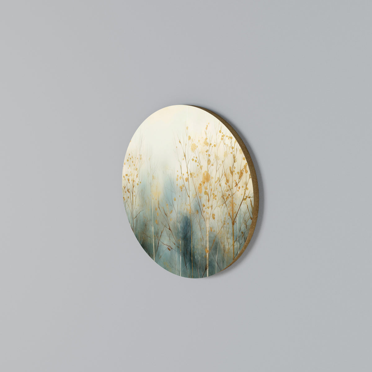 MYSTICAL FOREST DREAM Rundes Wandbild
