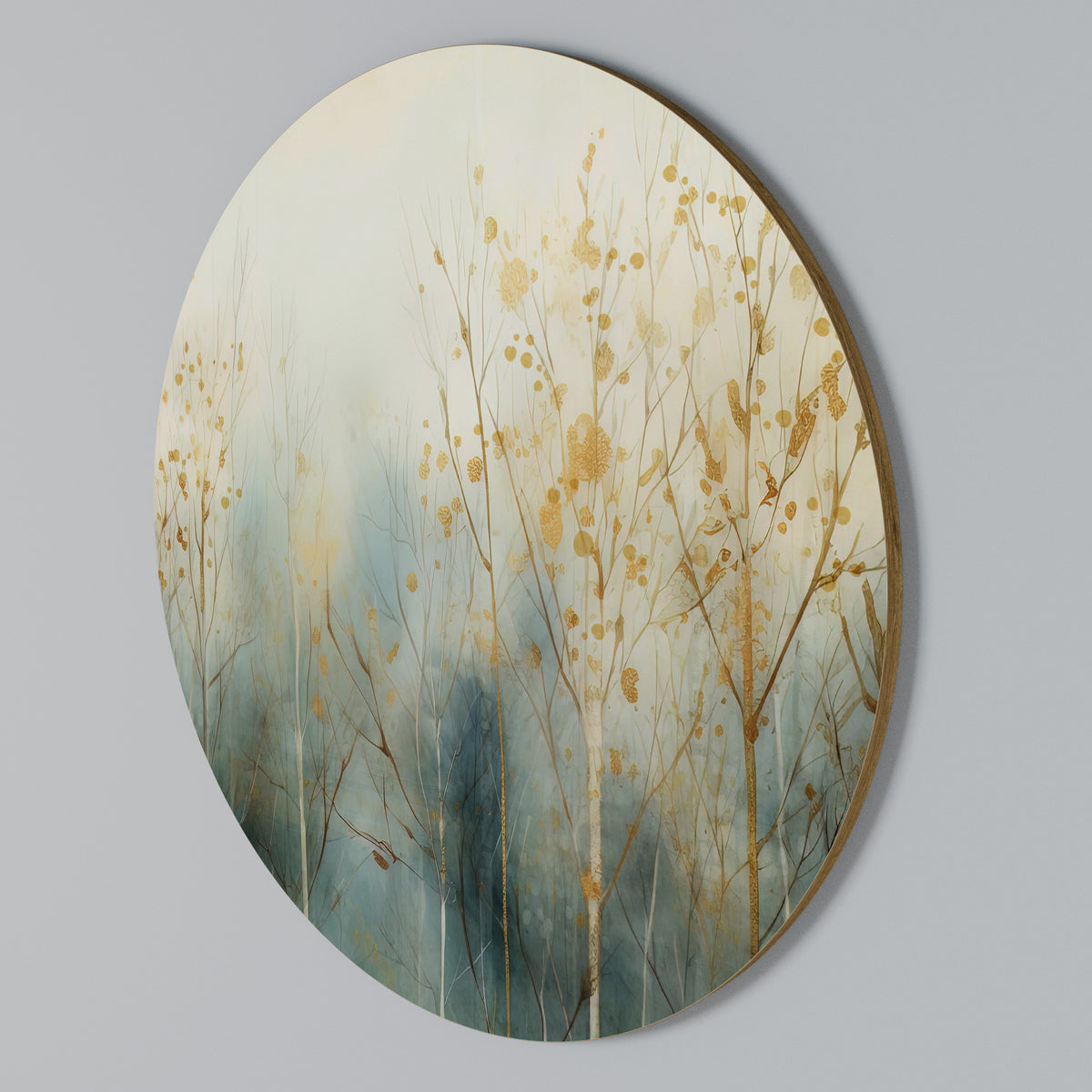 MYSTICAL FOREST DREAM Rundes Wandbild