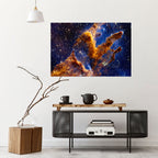 COSMIC DREAMSCAPE Selbstklebendes Horizontal-Poster